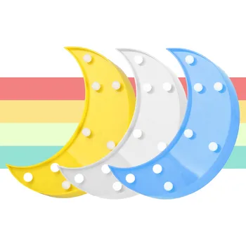 

Night Light Lucky Decorative LED Moon Night Light Birthday Party Holiday Decoration Bedroom Child Nice Moon Night Lighting #0620
