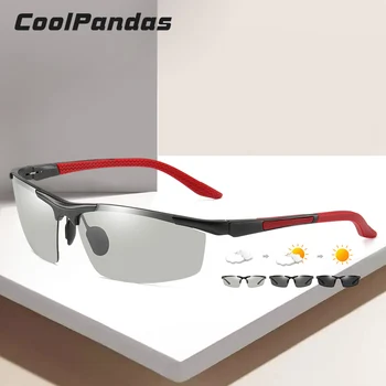 

Aluminum Magnesium Outdoor Driver Sunglasses Photochromic Polarized For Men Chameleon Glasses Male Oculos Driving gafas de sol