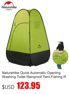 NatureHike 1 человек палатка teepee двухслойный Сверхлегкий складной тент водонепроницаемыe кемпинговые палатки