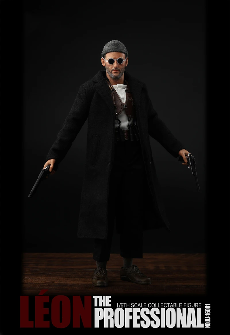 Коллекционная 1/6 шкала полный набор DJ-16001 Leon Professional Action Figure модель с двойными головками для фанатов подарки