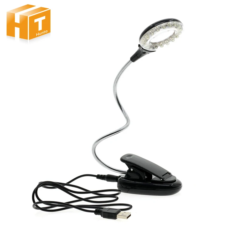 

LED Book Lights 18 LEDs USB / USB Clip Flexible Desk Lamp DC5V With Magnifier For Reading Working Lighting
