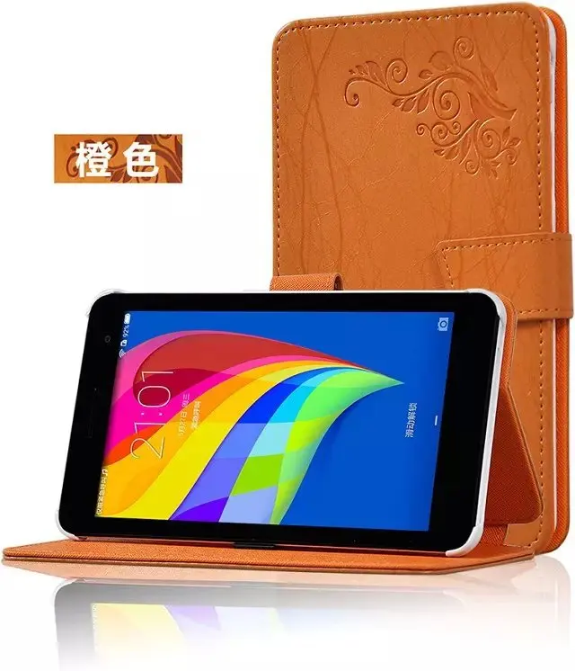 1x Защитная пленка для экрана чехол книжка с рисунком кожаный Huawei Mediapad T1 7 0 701w 701u T2