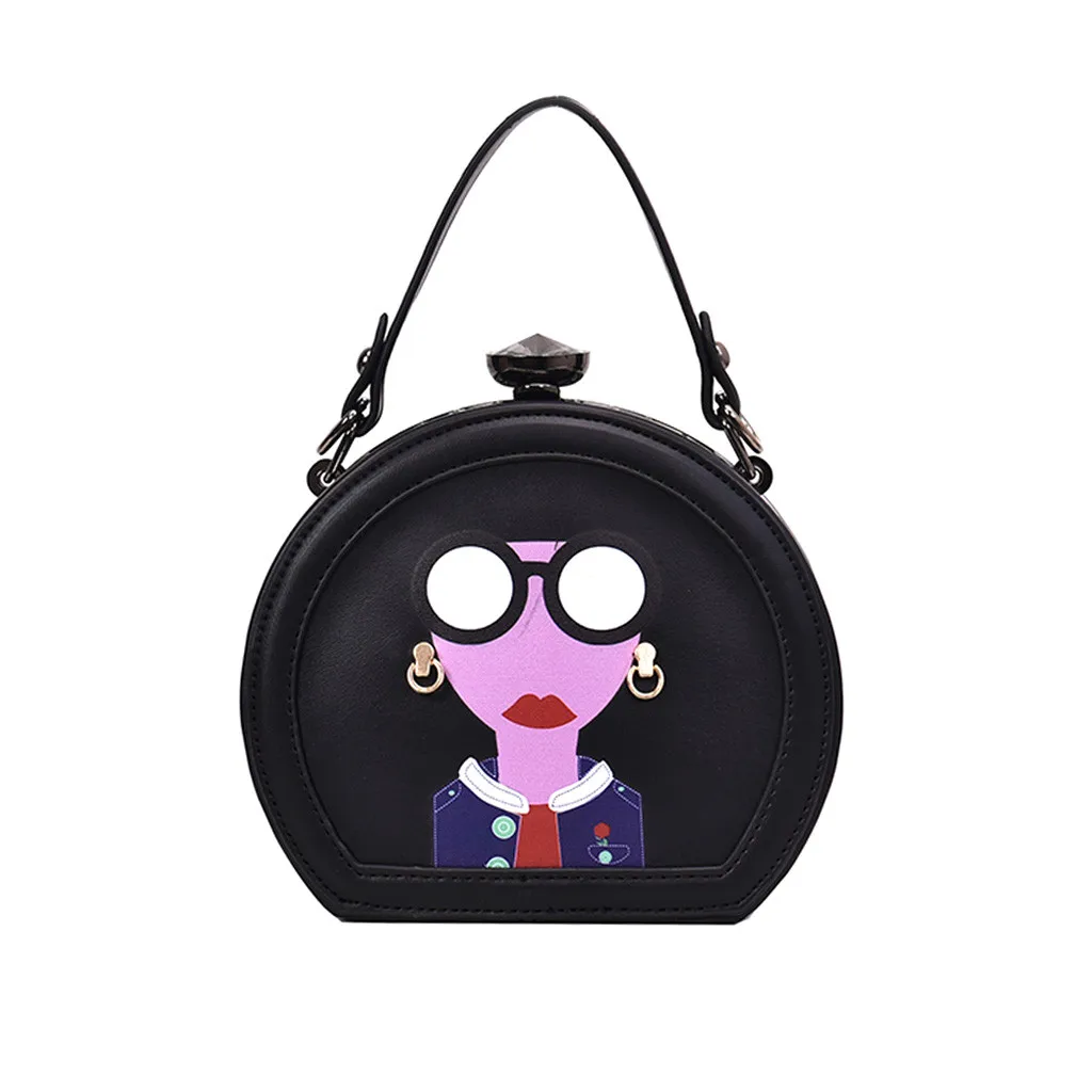 

Women's Fashion Shoulder Bag character Hasp Bright Diamond Package Chain High capacity Handbag mini Bag bolsa de womensajero #ZF
