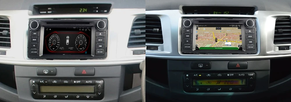Android Car Multimedia player 2 Din WIFI GPS Navigation Autoradio For Toyota Fortuner 2012~2014 touch screen Bluetooth 9