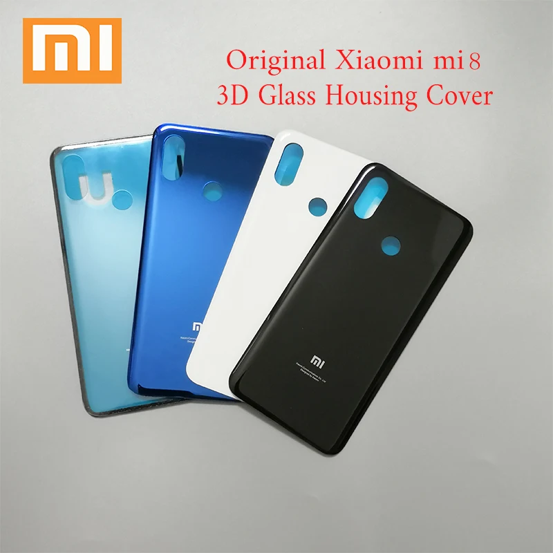 D/For Xiaomi 8 Mi 8 Mi8 3D Battery Cover Door Back Housing Case Replacement 