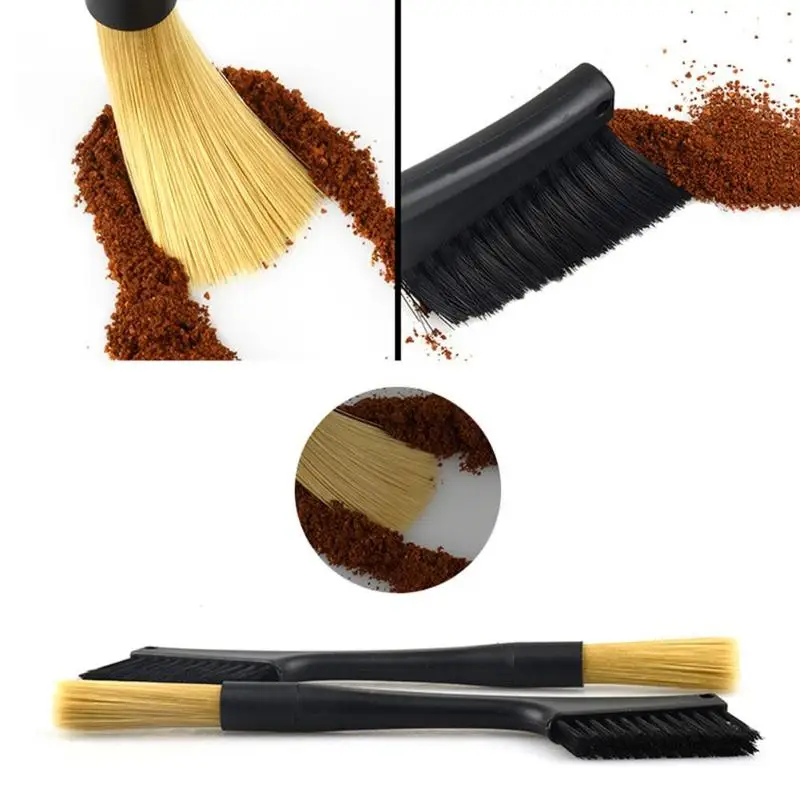 Removable Double Head Grinding Bean Machine Coffee Powder Cleaning