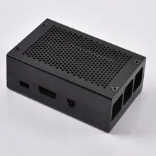 Черный алюминиевый сплав защитный корпус коробка для Raspberry Pi 3 B