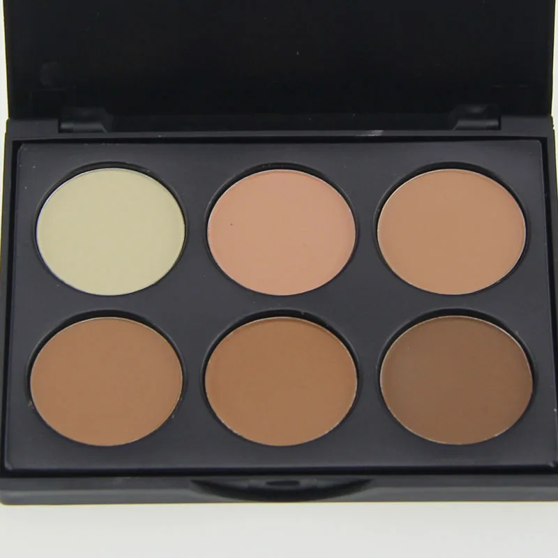 

New 6 Colors Contour Pressed Face Concealer Highlighting Bronzing Powder Makeup Blush Palette 998