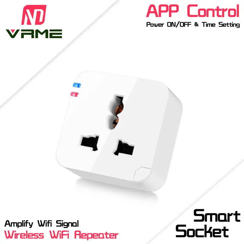  Vrme Smart Plug EU ВЕЛИКОБРИТАНИИ AU США Wi-Fi Розетка пульт дистанционного Управления, Английский ПРИЛОЖЕНИЕ Беспроводной WI-FI Ретранслятор Универсальный Адаптер зарядное устройство 