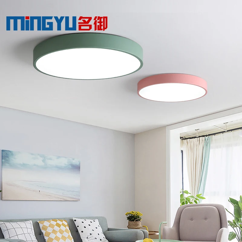 Modern LED Ceiling Light Surface Mount Lamp Living Room Bedroom Bathroom Remote Control Home Decoration Kitchen Lighting | Лампы и
