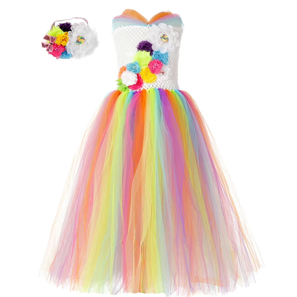 bright flower girl dresses