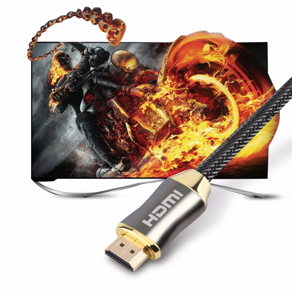 Ultra HD HDMI Cable V2 0 2K x 4K 1 10m Zinc Alloy High Speed Ethernet