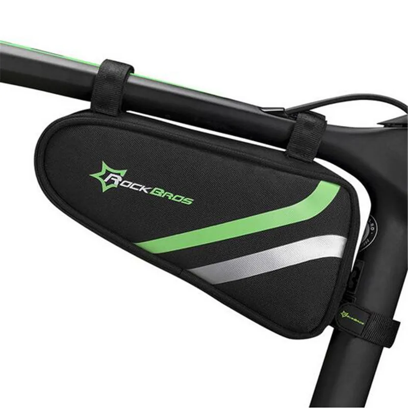 ROCKBROS Bicycle Frame Bag Outdoor Cycling Bag Bike Tube Bag Cycling Pannier Bike Accessories Bicycle Repair Tool Bag