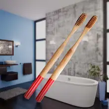 15 шт. Прямая поставка зубная щетка из натурального бамбука древесный уголь зубная щетка деревянная низкоуглеродистая бамбуковая ручка зубная щетка для чистки зубов