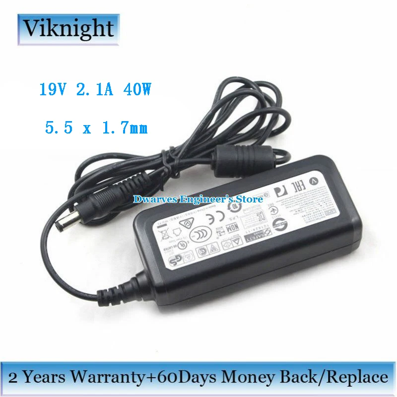 

Genuine DA-40C19 A11-065N1A 19V 2.1A 40W AC Adapter For Acer ASPIRE ONE A150 D150 apd c7 Chicony A13-040N3A Power Supply charger