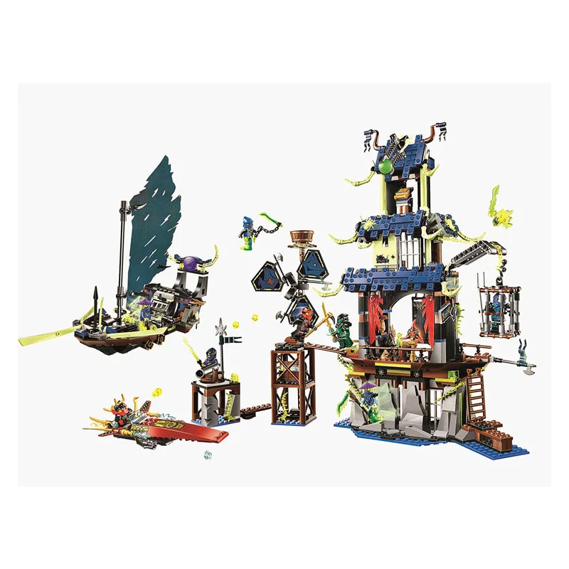 

Compatible Legoe giftse Toy Phantom Of Ghost Ninjagoe Thunder Swordsman Building Blocks Bricks Toys
