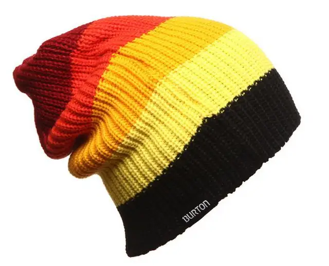 2014 burton snowboard Hat Men Baggy PomPom Beanie Hat Skull Cap HipHop Women Winter Chic Skiing