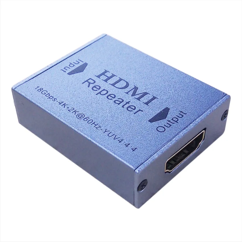 

4K@60Hz 1080P 3D Female to Female HDMI Signal Amplifier UP to 50 Meters HDMI Repeater Extender for HD Player DVD HDRE01