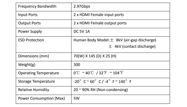 LM-MX22 Specifications