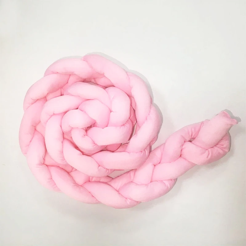 Baby Bed Bumper Knot Design Newborn Baby Crib Protector Cot Bumpers Bedding Accessories Infant Room Decor 100CM-300CM Baby Bed Bumper Knot Design Newborn Baby Crib Protector Cot Bumpers Bedding Accessories Infant Room Decor 100CM-300CM
