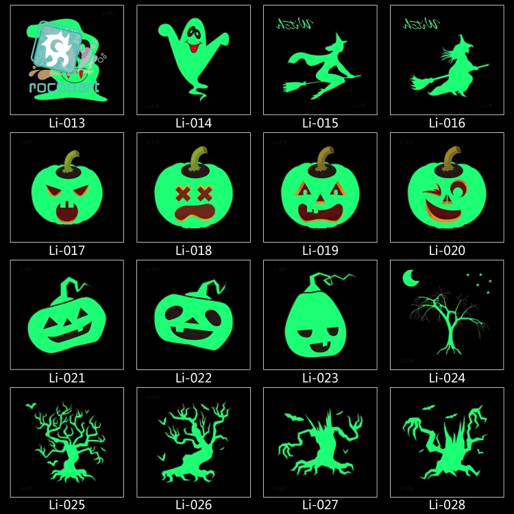 

Latest 2019 Glow in the dark Temporary Fake Flash Tattoo Stickers Luminous Body Art Tatoo For Halloween Day Fluorescent Taty