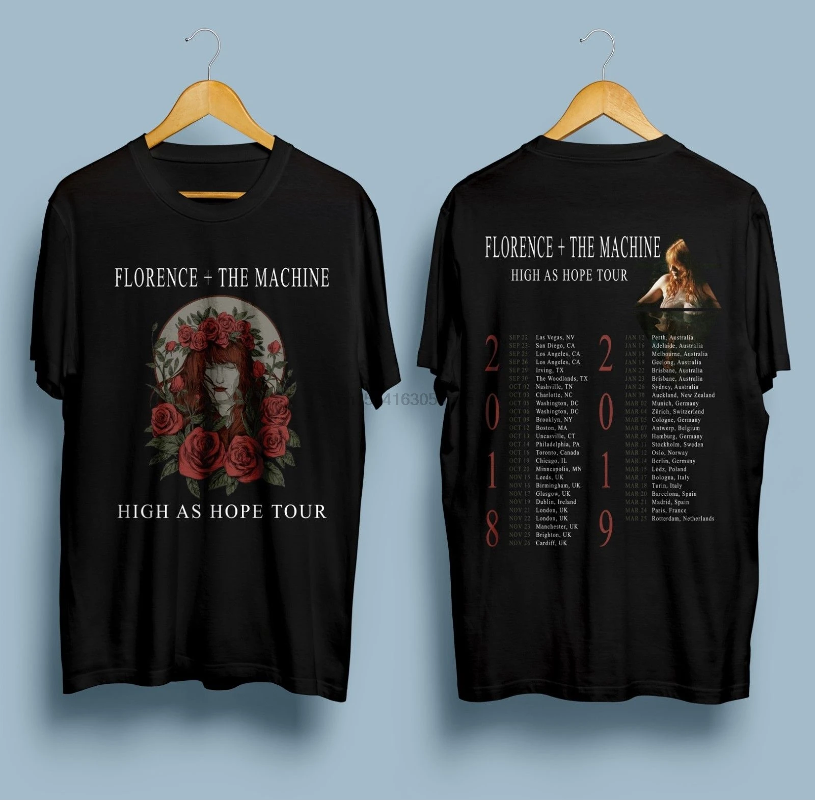 

New Florence + The Machine High As Hope Tour Dates 2018-19 Gildan T Shirt S-2XL