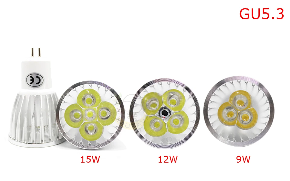 Ультра яркий 9 Вт 12 Вт 15 Вт GU10 MR16 E27 E14 Светодиодный светильник 85-265 в с регулируемой яркостью светодиодный прожектор Теплый/натуральный/холодный белый светильник 110 В 220 В DC 12 В