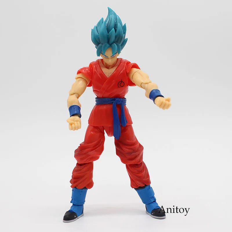 Сон Гоку Драконий шар SHF Dragon Ball Z resuration F Son Gokou ПВХ Фигурки Коллекционная модель игрушки 16 см