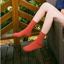 Meias, Хлопковые женские носки, однотонные женские трикотажные носки, милые носки в японском стиле, милые женские короткие носки Sox