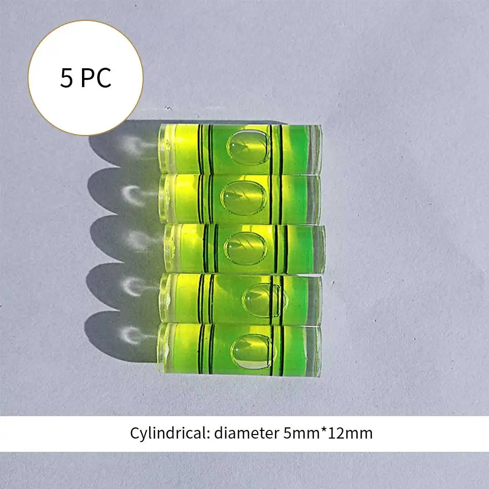 5 шт. мини пузырьковый уровень транспортир высокой точности для деревообработки работы квадратный круговой дух инструменты для измерения уровня инструмент