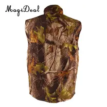 MagiDeal Лидер продаж мужской термофлисовый Камуфляжный жилет для охоты на открытом воздухе стрельба Пешие прогулки скалолазание Рыбалка Спорт