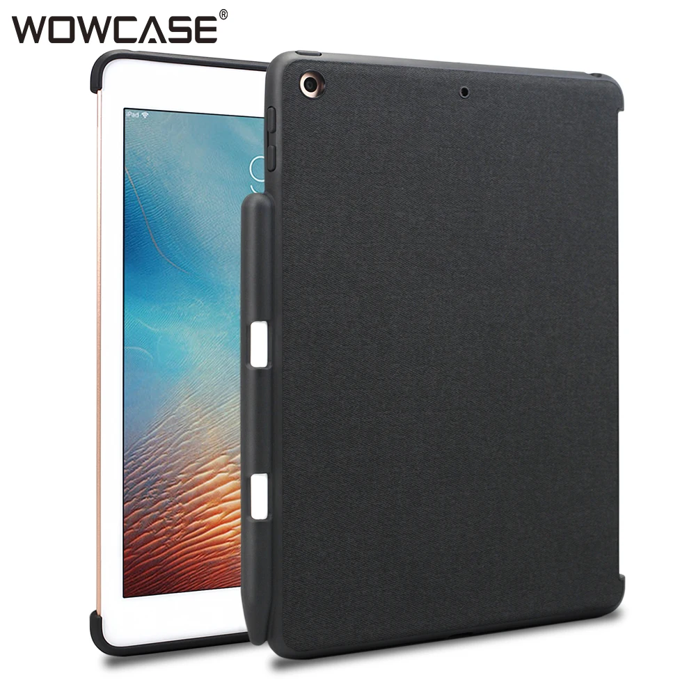 

For iPad 2018 Case,For iPad 9.7 2017 Case with Pencil Holder match Apple Smart Keyboard Cover Funda A1822 A1823 A1893 A1954 Coqu