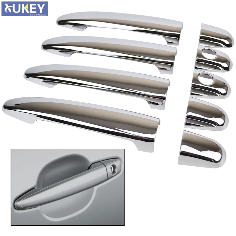 Хромированная крышка дверной ручки для Toyota Camry Highlander Trim 4runner Sienna Avalon Tacoma для Lexus Gx 470 Rx 330 Rx 350 - изображение