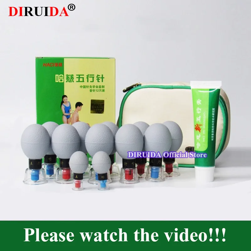 

2019 Magnetic Therapy Cupping Set Acupressure Massager Meridian Cupping Detox Body Vacuum Cupping Therapy Massage Tool Pain Reli