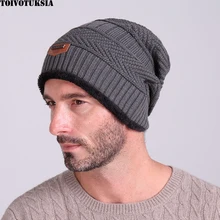 Toivotukasia унисекс, женские, мужские шапки с флисовой подкладкой, зимняя шапка, мешковатая теплая шерстяная шапка