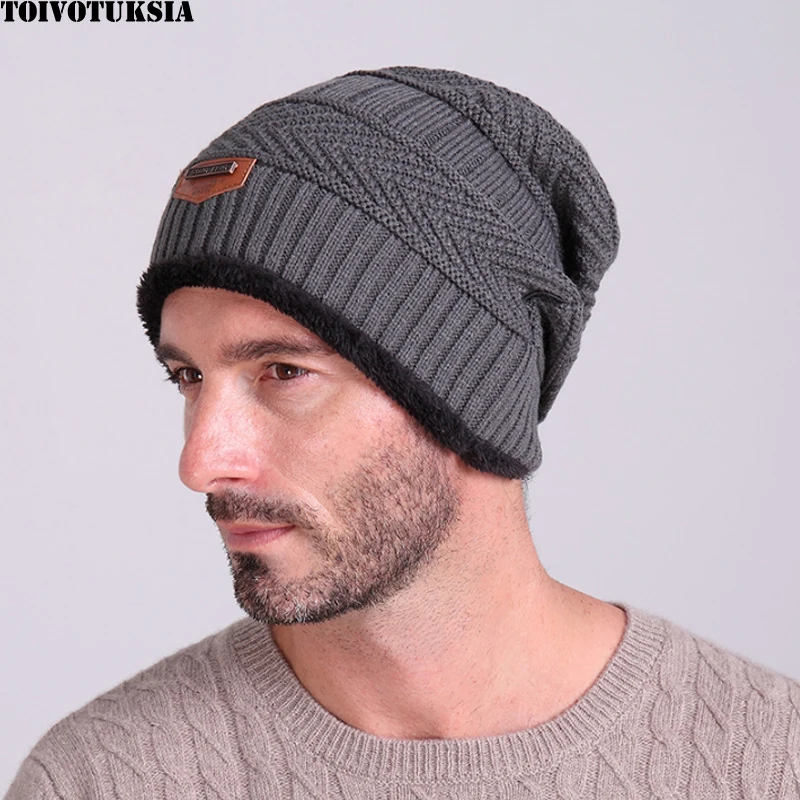 

Unisex Womens Mens S Camping Hat Winter Beanie Baggy Warm Wool Ski Cap Hot