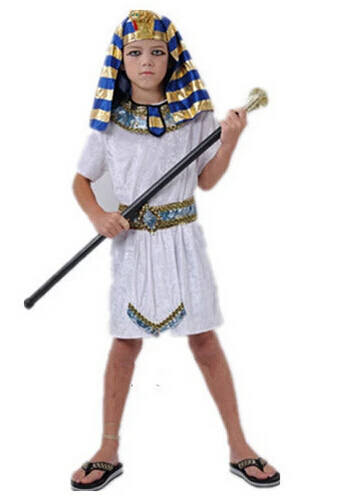 Костюм на Хэллоуин для детей и взрослых; семейный костюм древнего египетского фараона Клеопатры; костюм принцессы для детей; костюм для мужчин и женщин - Цвет: boy