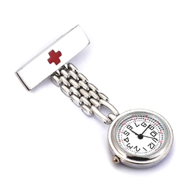 Clock Gold Sliver Doctor Pocket Watches Nurses Watch Fob Hanging