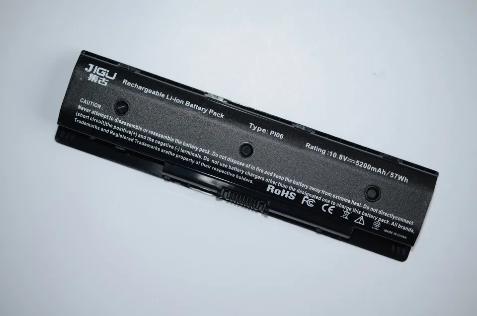 JIGU ноутбук Батарея PI06 PI09 HSTNN-UB4N 710416-001 аккумулятор большой емкости для hp Enyy 14 15 17 батареи