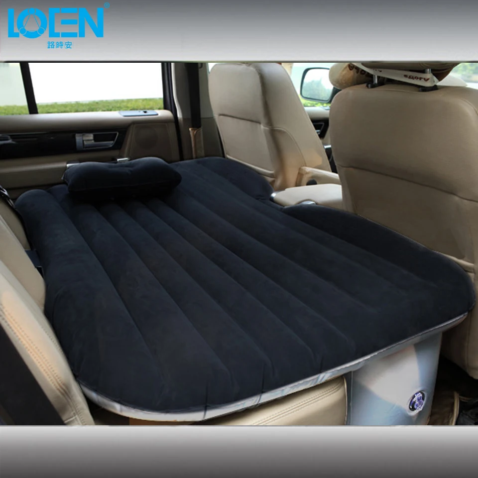 Pvc Flocking Plush Suv Universal Car Travel Inflatable Mattress