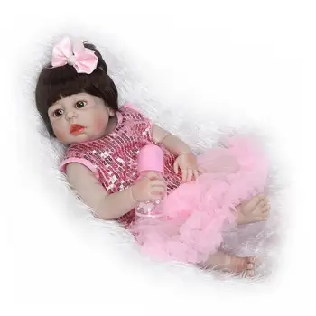

Full Rubber Girls Baby Clothing Model Special Photography Prop Swimming Train Tool Christmas Gift Originality