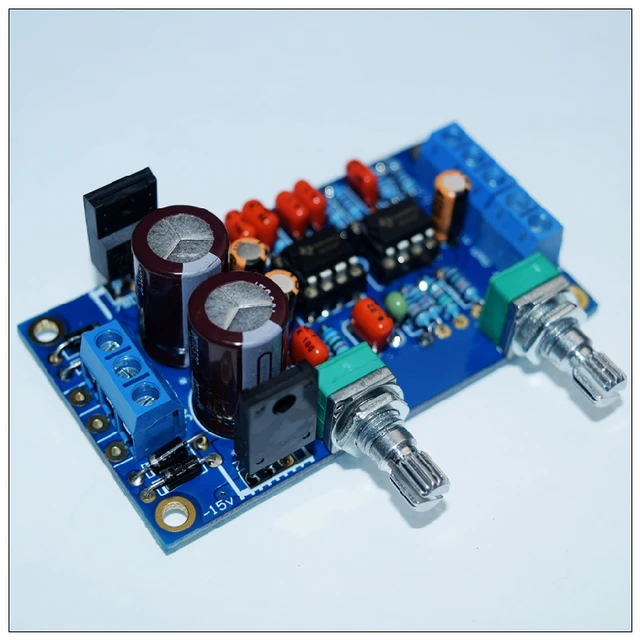 Unassembled Subwoofer preamp board bass kit NE5532 low pass filter