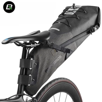 

Rockbros Mountain Road Bike Bag 8-14L Waterproof MTB Bicycle Bag Cycling Rear Seat Saddle Bag Bike Accessories Bolsa Bicicleta