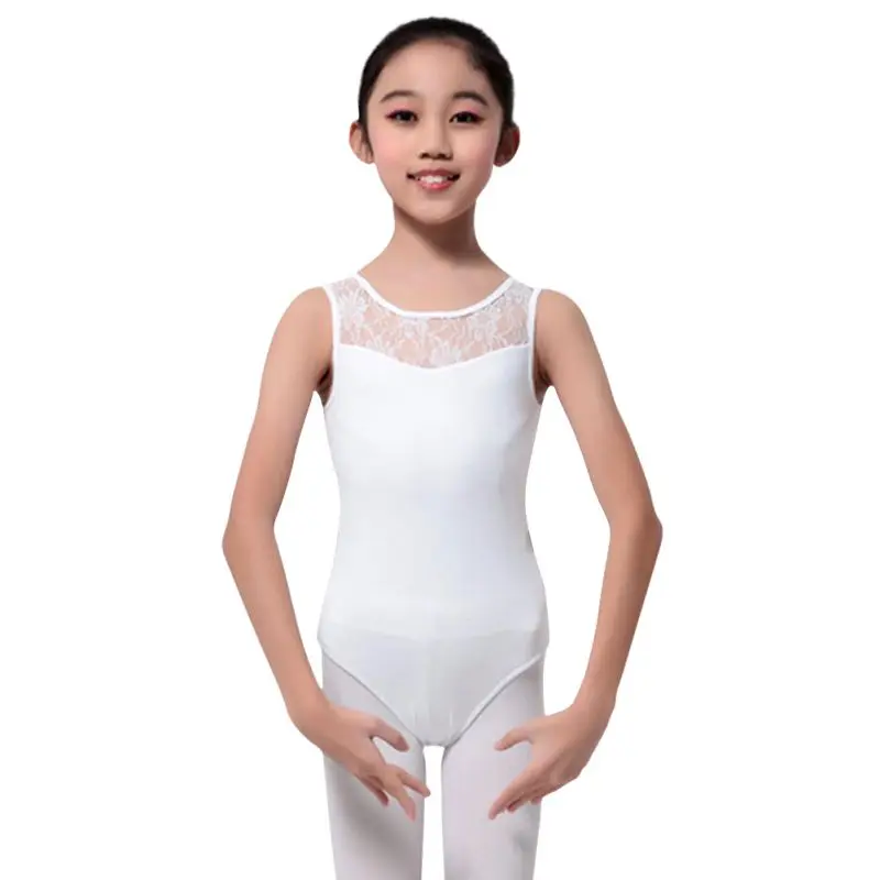 iEFiEL Kids Girls Floral Lace Ballet Tutu Dress Leotards Gymnastics Dance Costumes Dancewear