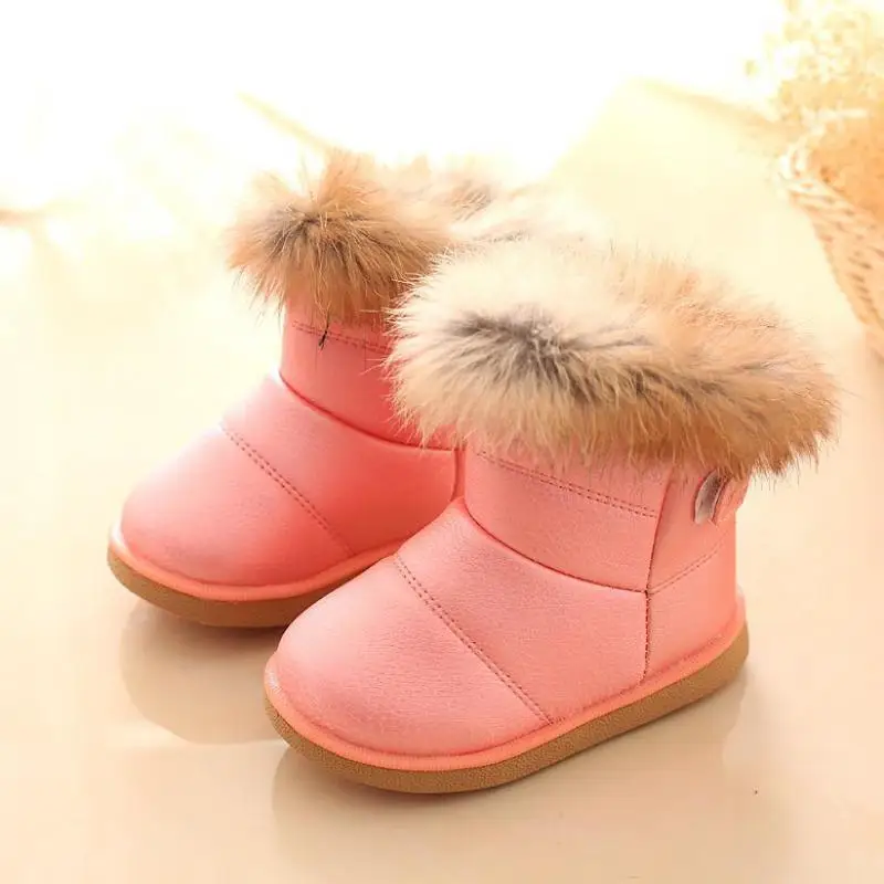 YAUAMDB/детские ботинки; коллекция года; зимние ботинки из искусственной кожи для девочек; зимние ботинки на липучке; Брендовая обувь с крыльями; Y33