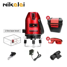 2 линии 3 точки лазерный уровень 360 градусов вращающийся крест лазерный уровень линии выравнивание линии 635 нм лазерный уровень