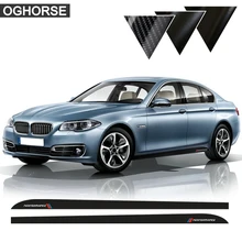 Car Styling M Performance Door Side Stripe Skirt Sill Sticker Vinyl Decal for BMW 5 series F10 F11 7 series F01 F02 Accessories Car Styling M Performance Door Side Stripe Skirt Sill Sticker Vinyl Decal for BMW 5 series F10 F11 7 series F01 F02 Accessories