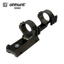 Ohhunt Tactical Scope Mount 24,5/30 мм офсетная двухнаправленная Пикатинни Вивер рельсовая база с боковой 20 мм рейкой и пузырьковым уровнем