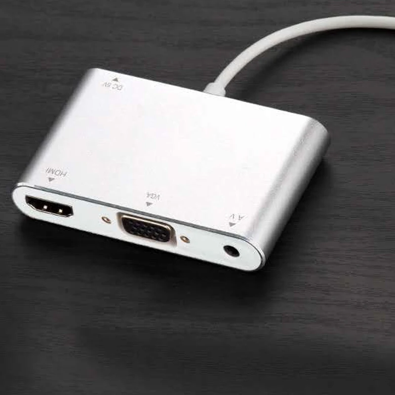 USB C концентратор 3 в 1 USB док-станция USB-C к HDMI кард-ридер RJ45 адаптер для MacBook Iphone 5 5S 6 7 8 6splus 7plus 8plus