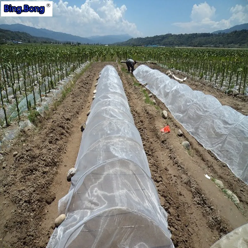 Ткань хлопок HDPE telas 3d 40 Сетка кружевная deco tissu овощной сад Высокое качество сетка